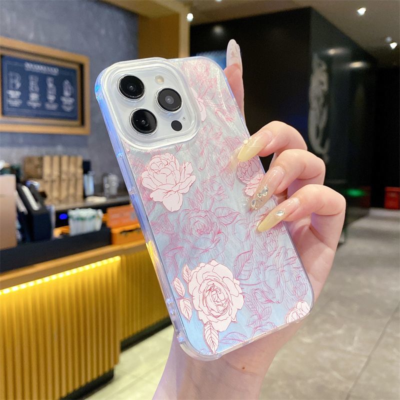 Rose Anti-fall Phone Case For iPhone