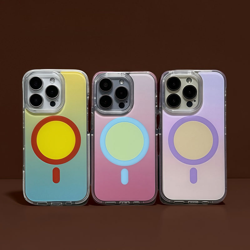 Gradient Magnetic Phone Case For iPhone