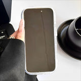 Smudged Feather Tulle Phone Case For iPhone