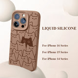 Liquid Silicone Phone Case For iPhone