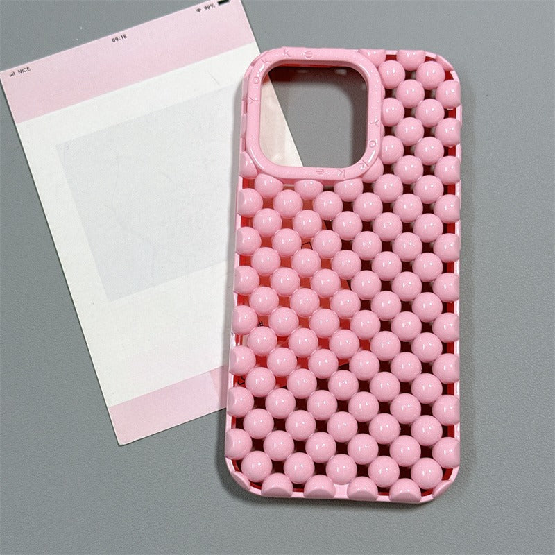 Summer Hollow 3D Pearl Phone Case For iPhone