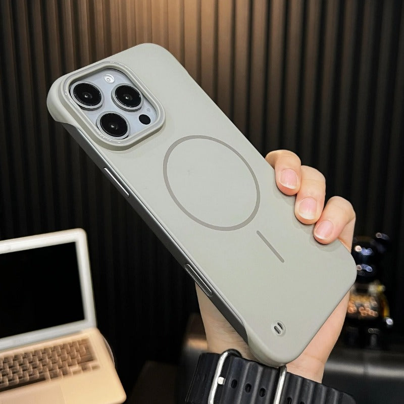 Ultra Slim Frameless Magnetic Cover For iPhone