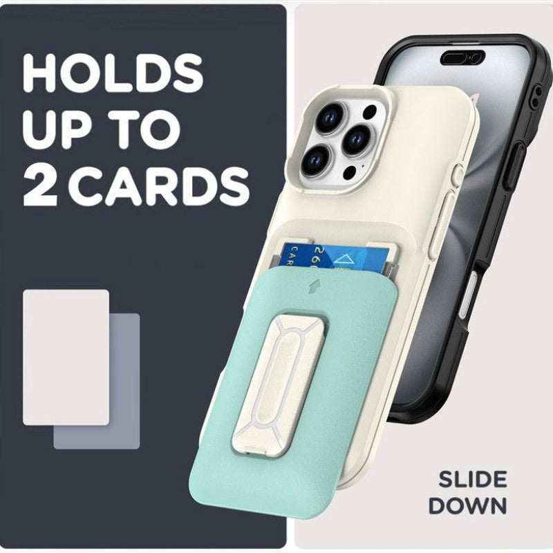 Card Slot I Phone Case with Holder For iPhone