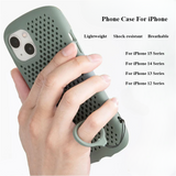 Silicone Simple Anti-fall Mobile Phone Case For iPhone