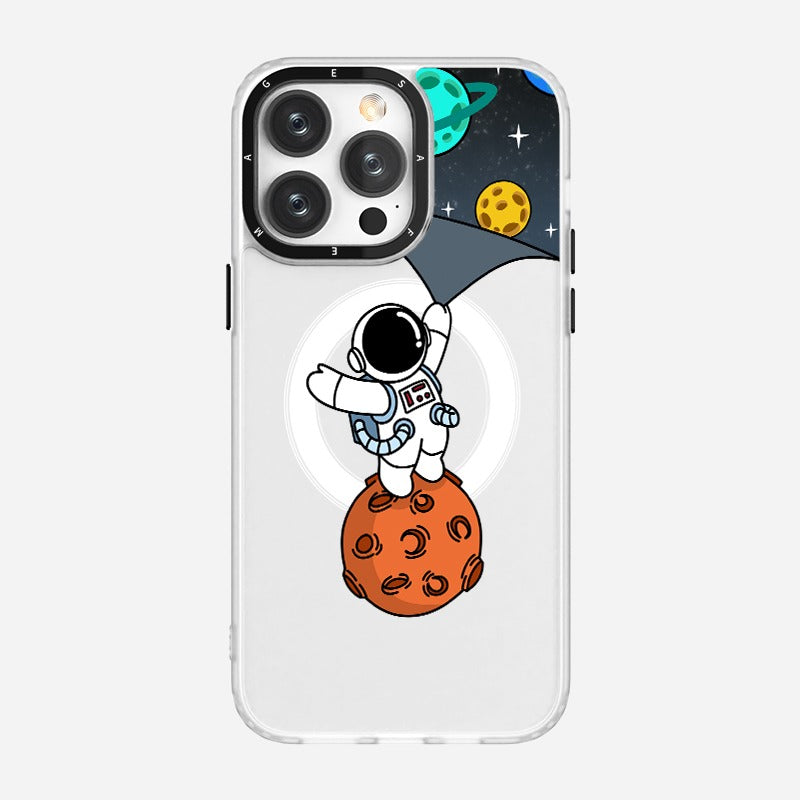 Astronaut Magnetic Phone Case For iPhone