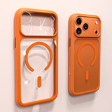 Transparent Magnetic Anti-drop Phone Case For iPhone