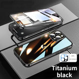 Metal Double-layer Magnetic Case For iPhone