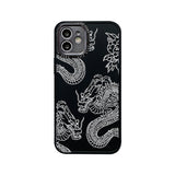 Dragon Pattern Soft Shell Phone Case For iPhone