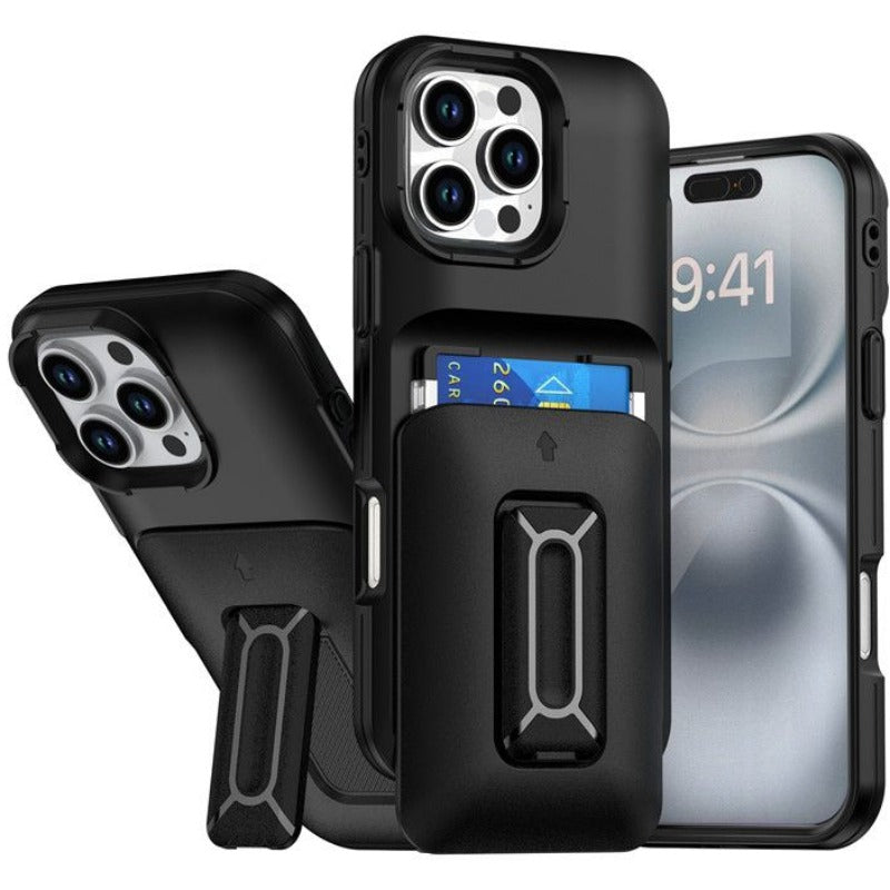 Card Slot I Phone Case with Holder For iPhone