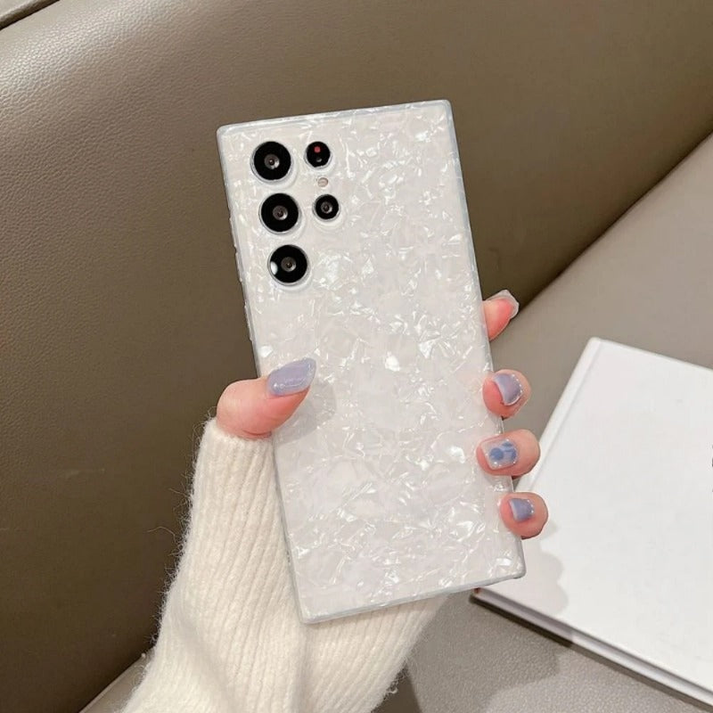 Glitter Dream Soft Silicone Marble Phone Case For Samsung