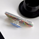 Oil Painting Flower Magnetic Phone Case For iPhone