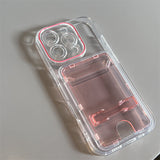 Independent Card Holder Colorful Phone Case For iPhone
