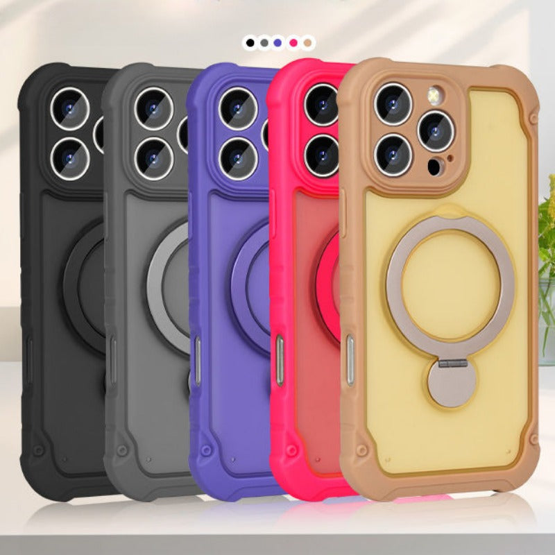360° Rotating Bracket Magnetic Phone Case For iPhone