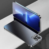 Ultra-thin Borderless Hard Drop-proof Mobile Phone Case For iPhone
