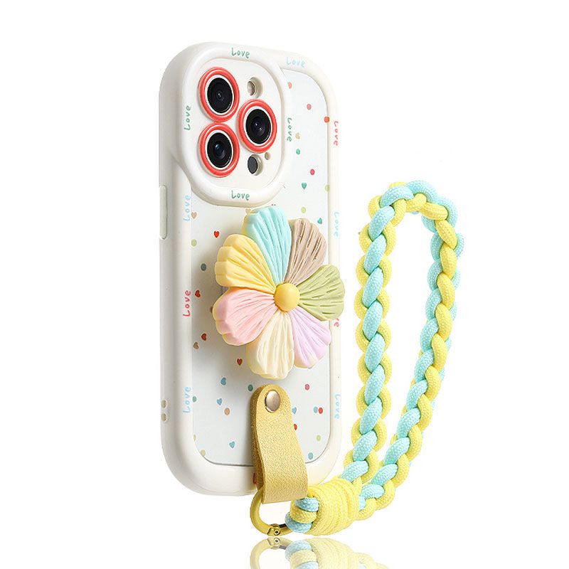 Polka Dot Heart Phone Case For iPhone