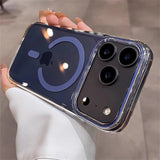 Transparent Ultra Thin PC Magnetic Case For iPhone