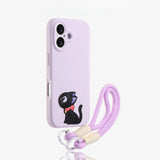 Heart Phone Case with Lanyard For iPhone