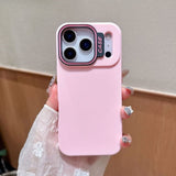 Solid Color Shockproof Phone Case For iPhone