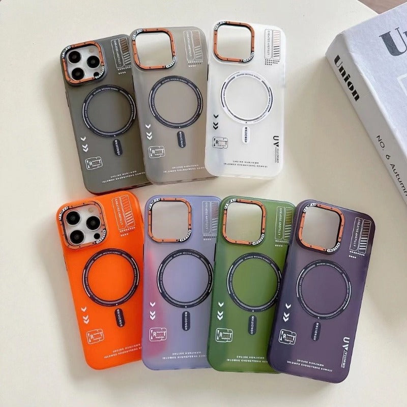 Magnetic Silicone Colorful Phone Case For iPhone