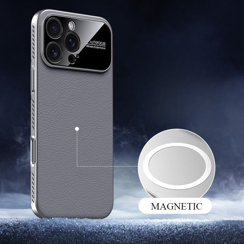 Large Window Ultra-Thin Magnetic Phone Case For iPhone