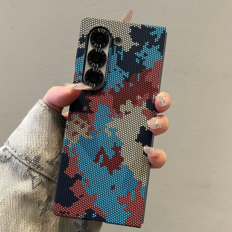 Ultra-thin Camouflage Mobile Phone Case For Samsung Z Fold