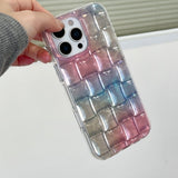 Smudged Ice Pattern Phone Case For iPhone