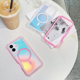 2 in 1 Anti-fall Magnetic Mobile Phone Case For iPhone