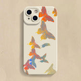 Painted Butterfly All-inclusive Mobile Phone Case For iPhone