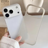 Ultra-Thin Frameless Glossy Matte Case For iPhone