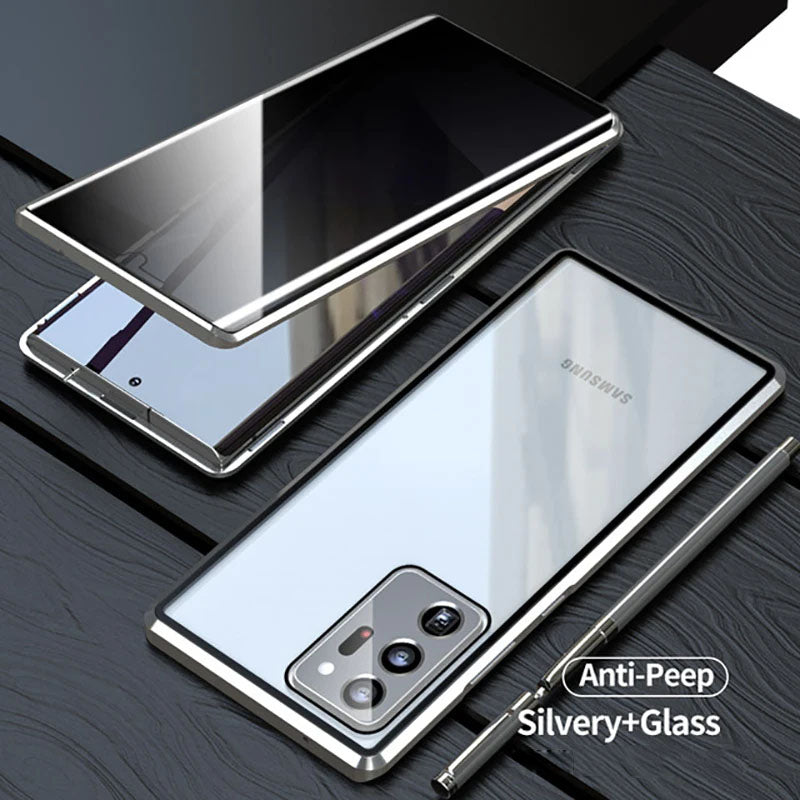 Anti-peep Magnetic Double-sided Glass Case for Samsung