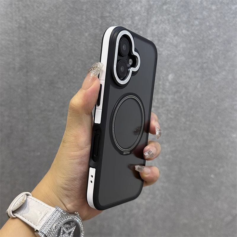 Magnetic Transparent Acrylic Phone Case For iPhone