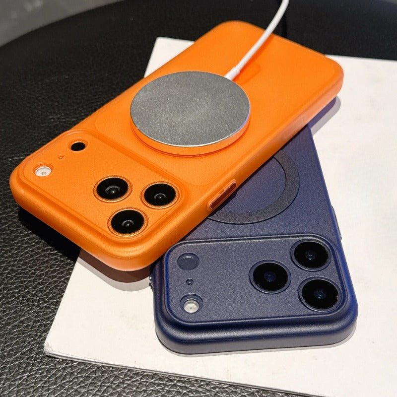 Ultra thin Simple Magnetic Phone Case For iPhone