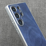 Magnetic Denim Textured Soft Phone Case For Samsung