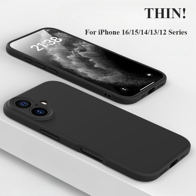 New Silicone Shockproof Thin Phone Case For iPhone