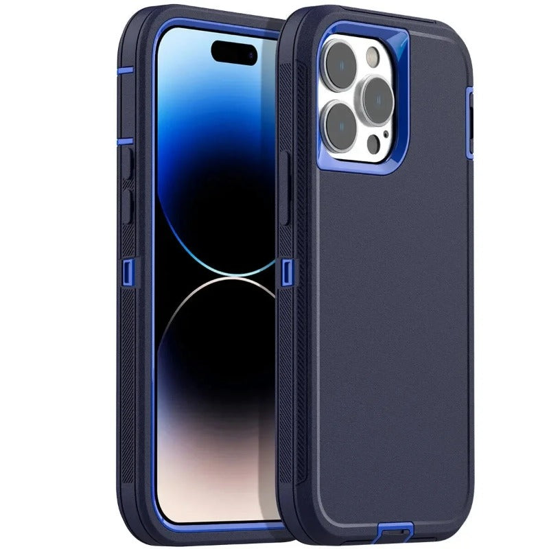 3 IN 1 Heavy Duty Armor Shockproof Dust-Proof Case For iPhone