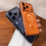 Transparent Ultra Thin PC Magnetic Case For iPhone