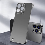 Ultra-thin Borderless Hard Drop-proof Mobile Phone Case For iPhone