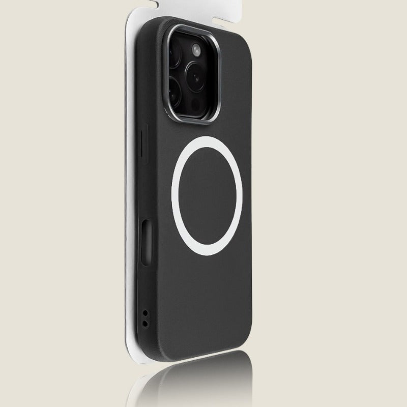 Leather Pattern Magnetic Drop-Proof Phone Case For iPhone