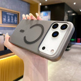 Ultra-Thin Matte Clear Magnetic Case For iPhone