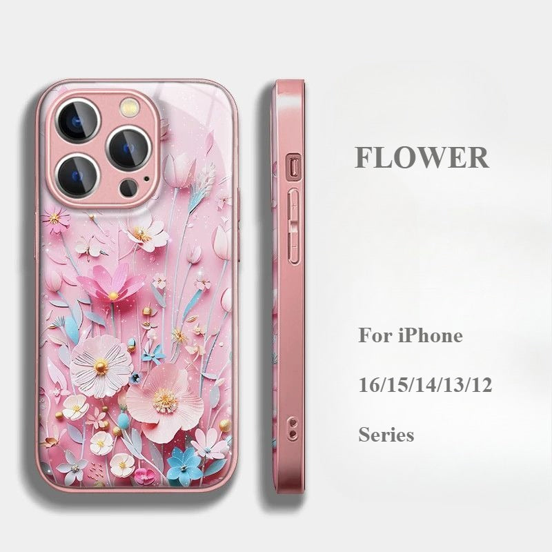 Floral Phone Case For iPhone