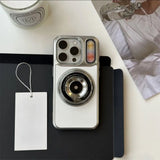 Stereo Camera Mirror Stand Phone Case For iPhone