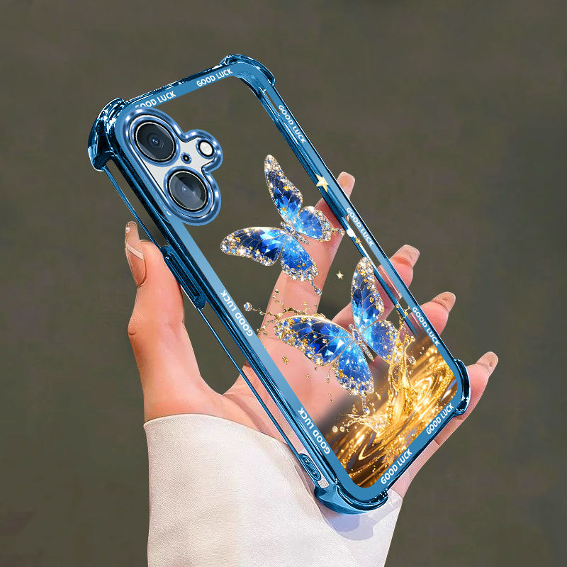 Electroplating Silicone Phone Case For iPhone