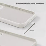 Fully Covered Liquid Silicone Solid Color Anti-fall Mobile Phone Case For iPhone