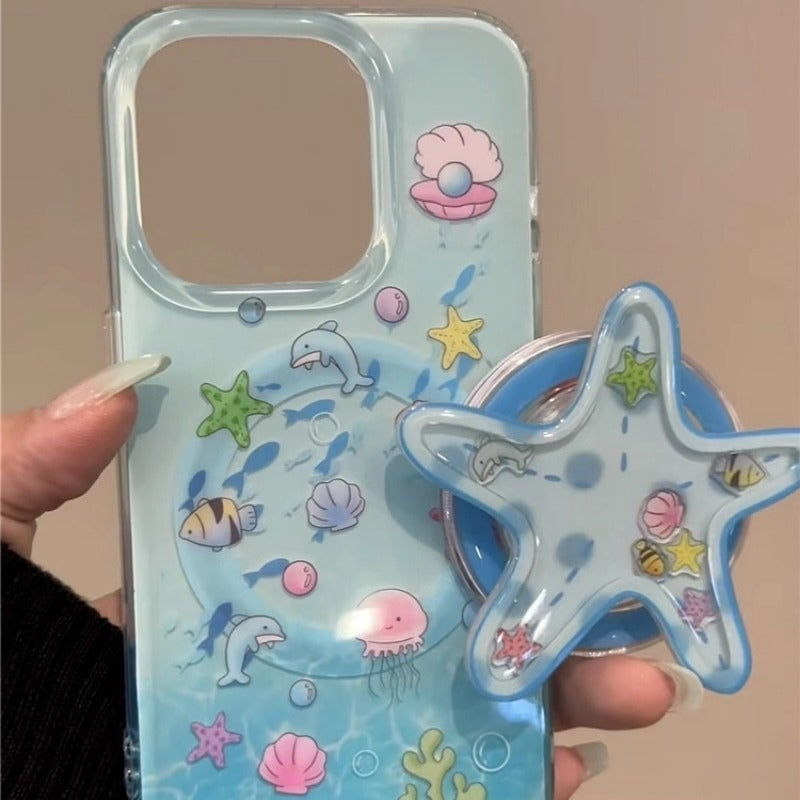 Shell Star Phone Case For iPhone