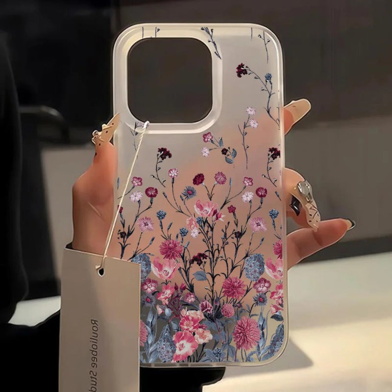 Flower Soft Phone Case For iPhone