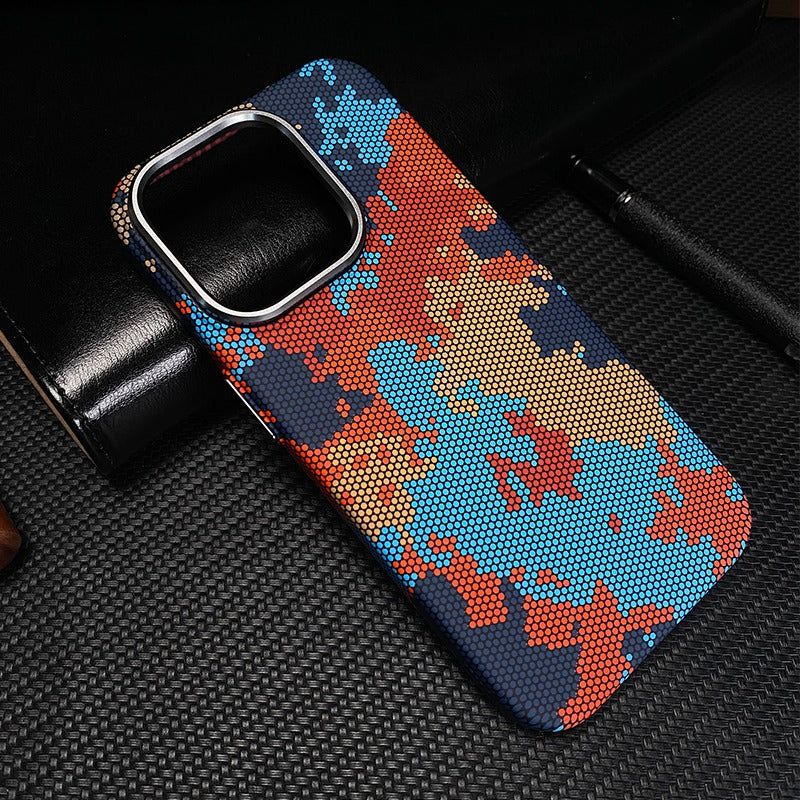 Metal Lens Magnetic Phone Case For iPhone