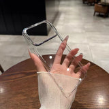 Ultra-thin PC Transparent Hard Phone Case For iPhone