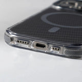 Armor Non-Slip Magnetic Carbon Fiber Pattern Case For iPhone