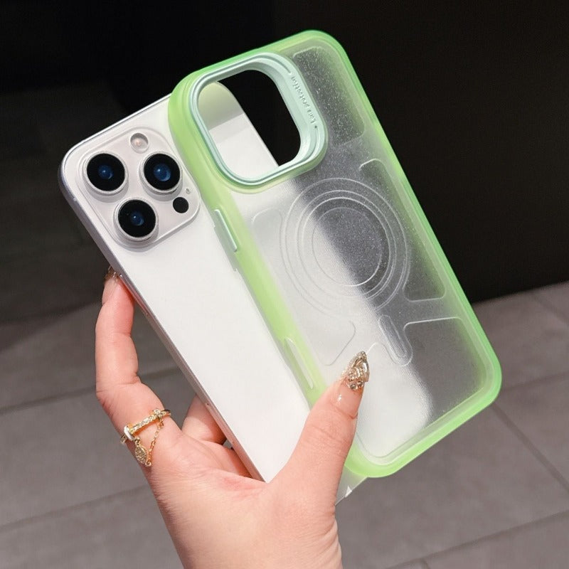 Solid Color Soft Transparent Phone Case For iPhone