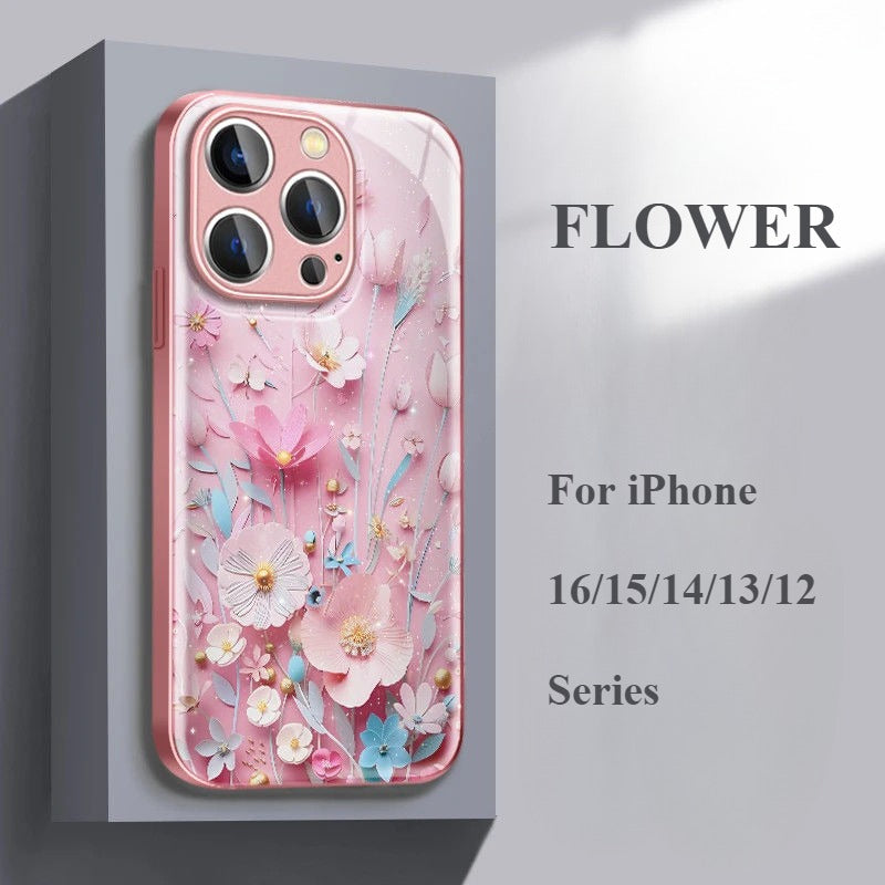 Floral Phone Case For iPhone